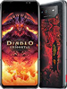 Asus ROG Phone 6 Diablo Immortal Edition handset, Announced 2022, November 17, Android 12 Octa-core (1x3.19 GHz Cortex-X2 & 3x2.75 GHz Cortex-A710 & 4x1.80 GHz Cortex-A510) Dual Sim, 2 Cameras, 50 MP, Bluetooth, USB, WLAN, NFC, Scratch Resistance, Touch Screen,  phone