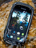 Kyocera Torque E6710 handset, Announced 2013, January. Released 2013, March, Android 4.0.4 (Ice Cream Sandwich) Dual-core 1.2 GHz Krait 2 Cameras, 5 MP, Bluetooth, USB, GPRS, Edge, WLAN, NFC, Touch Screen,  phone