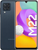 Samsung Galaxy M22 handset, Announced 2021, September 14, Android 11, One UI Core 3.1 Octa-core (2x2.0 GHz Cortex-A75 & 6x1.8 GHz Cortex-A55) Dual Sim, 2 Cameras, 48 MP, Bluetooth, USB, GPRS, WLAN, NFC, Scratch Resistance, Touch Screen,  phone